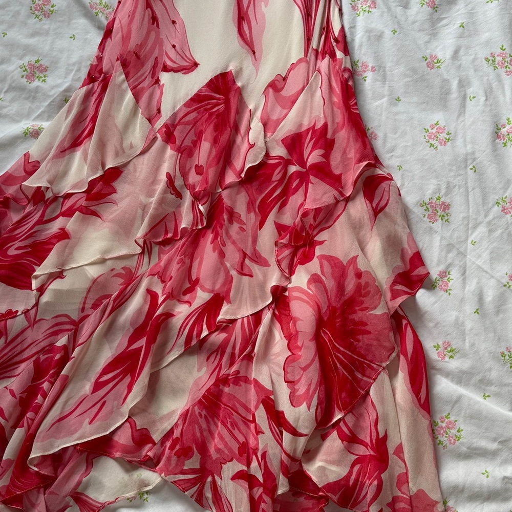 Vintage Floral Y2K Dress Gown - Picture 12 of 15